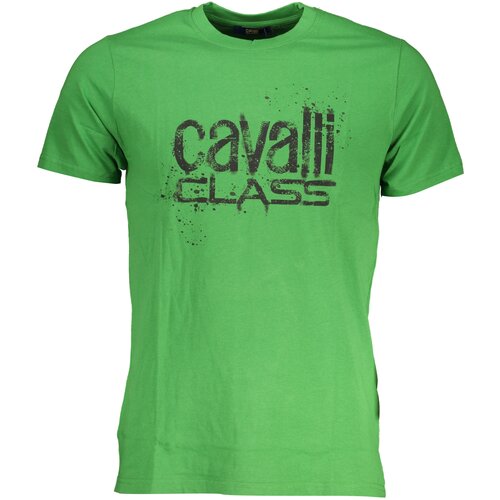Cavalli Class GREEN MEN&#39;S SHORT SLEEVED T-SHIRT Cene