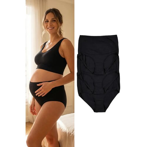 TRENDYOLMILLA Ženski set donjeg ve&amp;scaron;a Thmaw26Ku00010, 3 komada, Crni Slike
