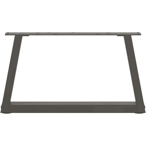  Noge za blagovaonski stol V-oblik 2 kom antracit 50x(30-31 3)cm Slike