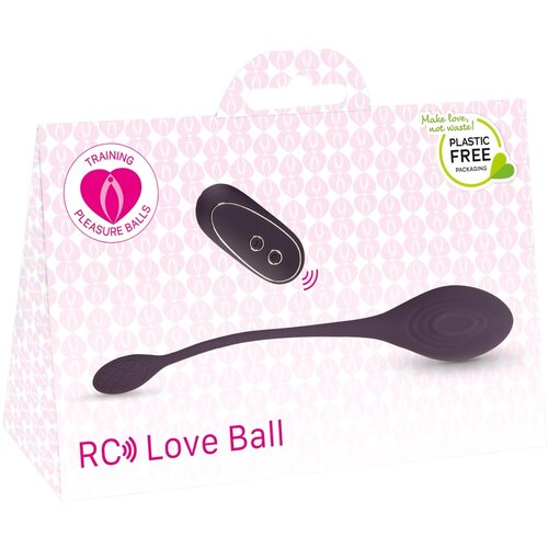 Training Pleasure Balls RC Single Vibrating Love Ball Purple Slike