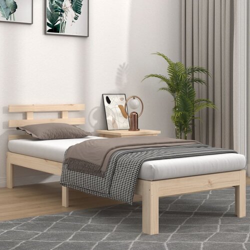 Furnova Posteljni okvir iz trdnega lesa 100x200 cm, (21934560) Slike