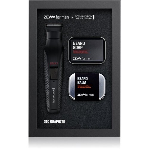 Zew For Men Remington G10 Graphite set za prirezovanje dlačic na bradi in telesu Slike