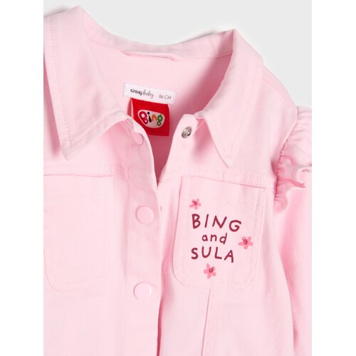 Sinsay Jakna od trapera s printom na stražnjoj strani Bing Slike