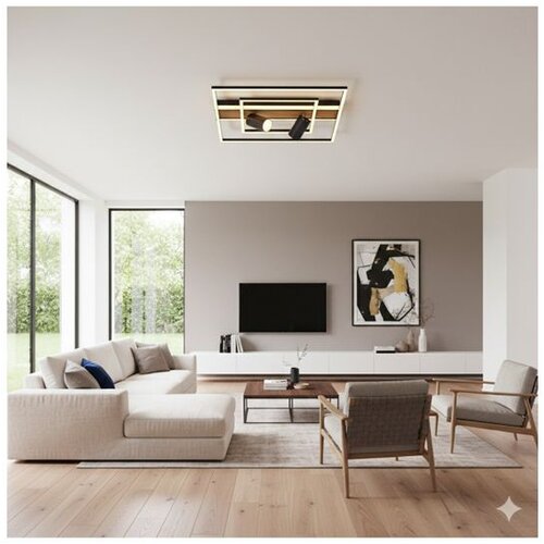 Opviq luster Rea 1428-2, LED 47 W, crni Cene