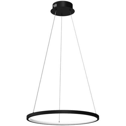 Viseći led luster na sajli hoop LED/27W/230V, prečnik 50 cm, 4000K, crne boje Cene