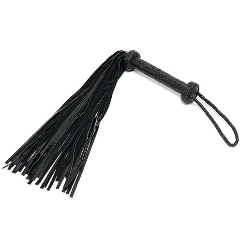 Rimba Braided Flogger 50cm Black Slike