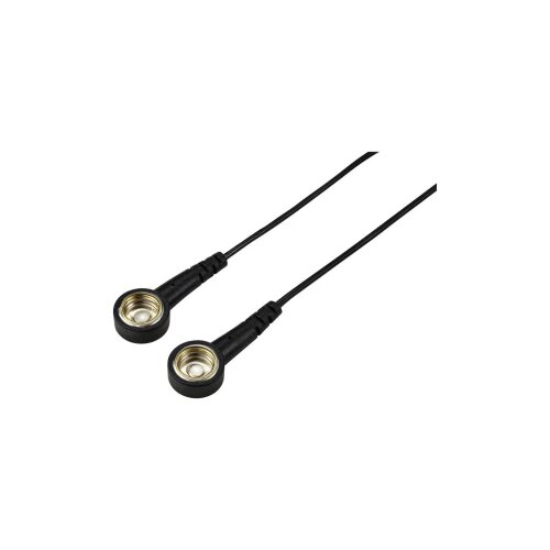 TRU COMPONENTS TC-12356296 ESD kabel za uzemljenje crna 2.40 m pritisni gumb 10 mm, pritisni gumb 10 mm pritisni gumb Cijene