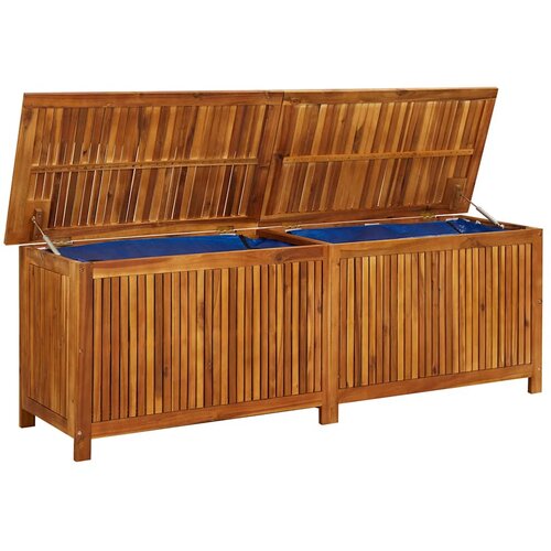 VidaXL Vrtna kutija za pohranu 175 x 50 x 58 cm masivno bagremovo drvo Slike