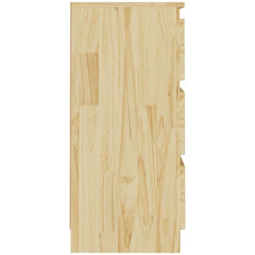 VidaXL noćni ormarić 40 x 29,5 x 64 cm od masivne borovine Slike