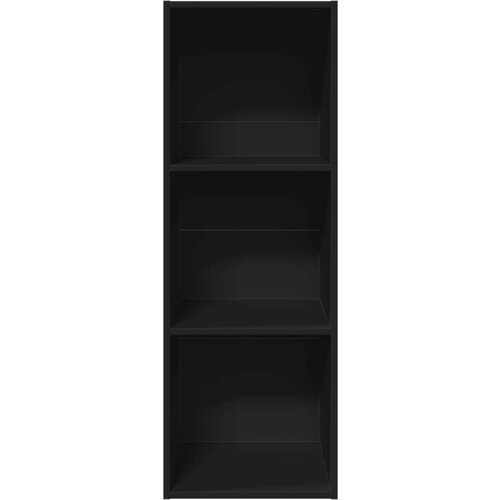 VidaXL Regal za knjige crni 40x30x114 cm od konstruiranog drva Slike