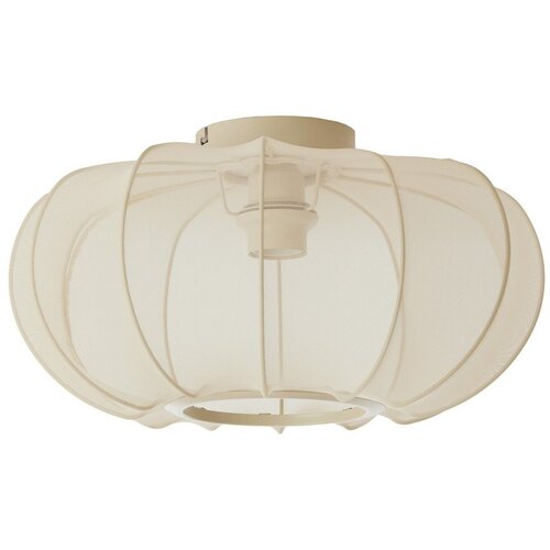 Light &amp;amp; Living Krem stropna svjetiljka s tekstilnim sjenilom &amp;oslash; 40 cm Plumalia &amp;ndash; Slike