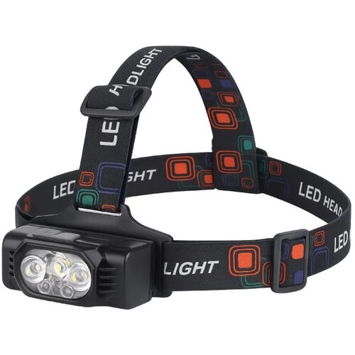  LED naglavna punjiva lampa sa PIR senzorom 700lm 1200mAh Slike