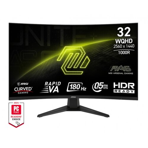 MSI MAG 325CQF/31,5''/VA/ WQHD/180Hz/0,5Ms GtG/črn gaming monitor, (21992933) Cene