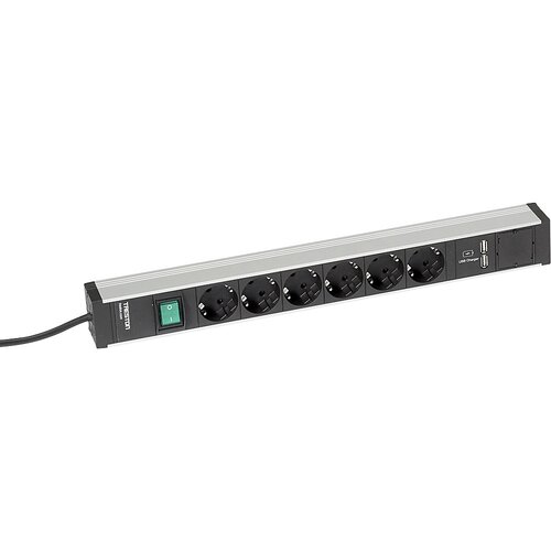 Treston Letev z vtičnicami za delovne mize, 6 vtičnic, stikalo, 2 x USB, dolžina 468 mm Cene