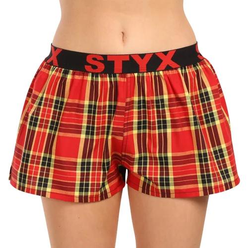 STYX Women's shorts sports rubber multicolor