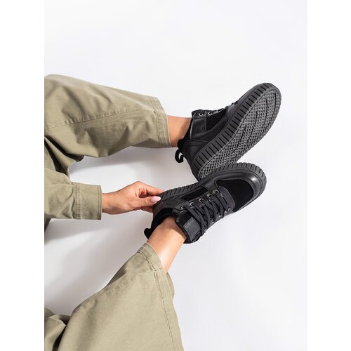 GOODIN Women's black high sneakers Cijene