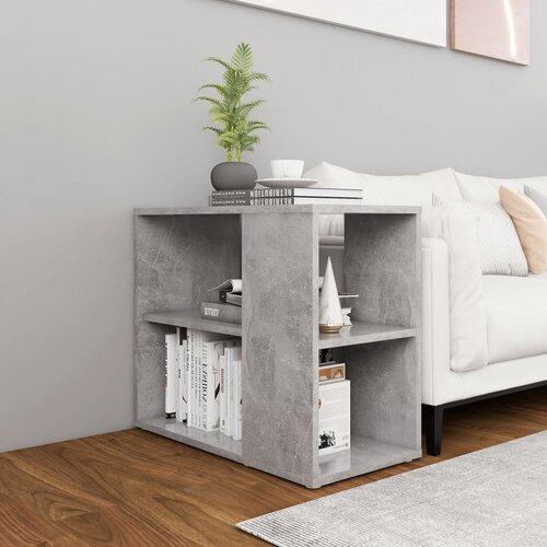 VidaXL bočni ormarić siva boja betona 60 x 30 x 50 cm od iverice Slike