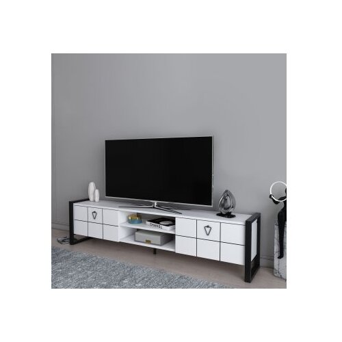 Hanah home Hanah Kućna TV komoda Mora, 184x45x34 cm, Bijela Cene