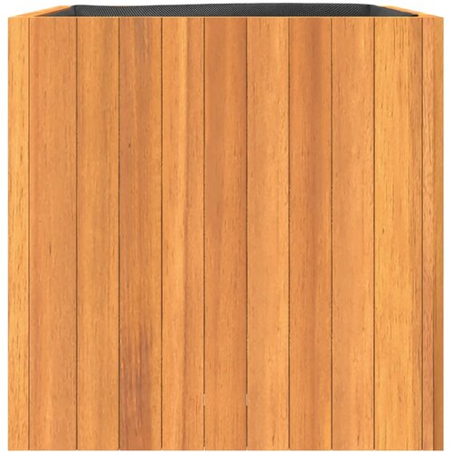  Vrtna sadilica 45 x 45 x 45 cm od masivnog bagremovog drva Slike