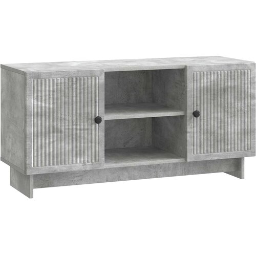 TV ormar 102 x 34,5 x 50 cm Betonska siva Konstruirano drvo Cene