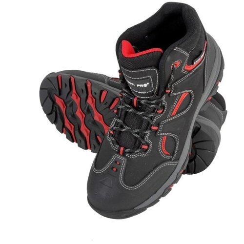 Lahti Pro Lahti gležnjače nubuck crno-crvene "47 l3011747 Cijene