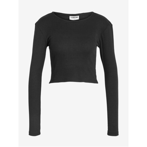 Noisy May Black Womens Long Sleeve T-Shirt Aya - Women Cene