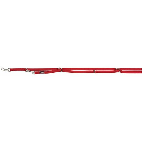 Trixie povodac podesivi Premium ekstra dug L-XL 3m/25mm crveni Slike