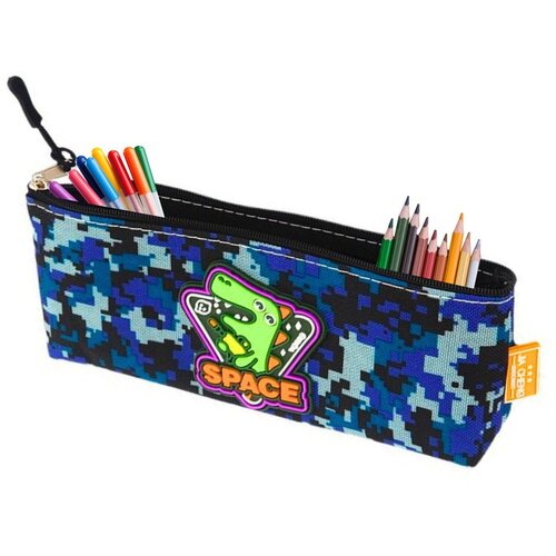  Pernica space dinosaur pixels plava 20x8cm Slike