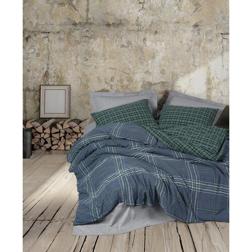 Hanah home komplet posteljine Isola, 160x220cm, Tamnosiva Cene