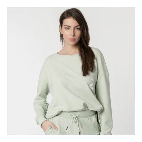 Zoe Amour Sweatshirt, Pale Green - L, (21576253)