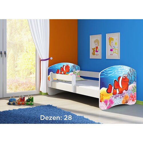 ACMA dečiji krevet ii 160x80 + dušek 6 cm WHITE28 Cene