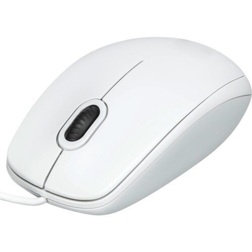 Logitech Miš optički, 800 dpi, 3 tipke, USB – B100 White Cijene
