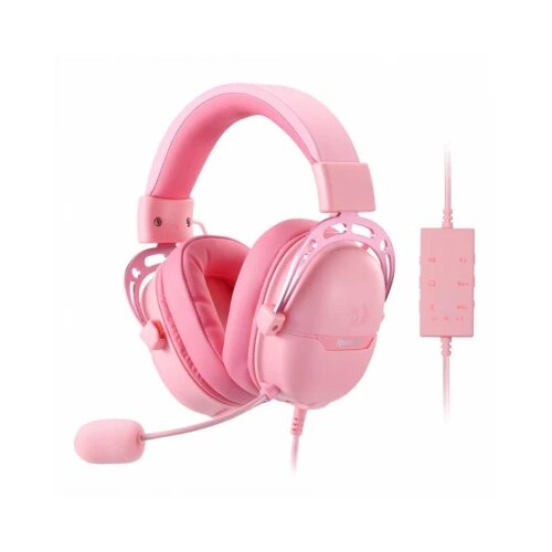 Redragon aurora wired headset pink Cene