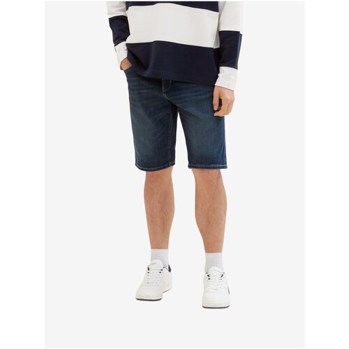 Tom Tailor Dark Blue Mens Denim Shorts - Men Slike