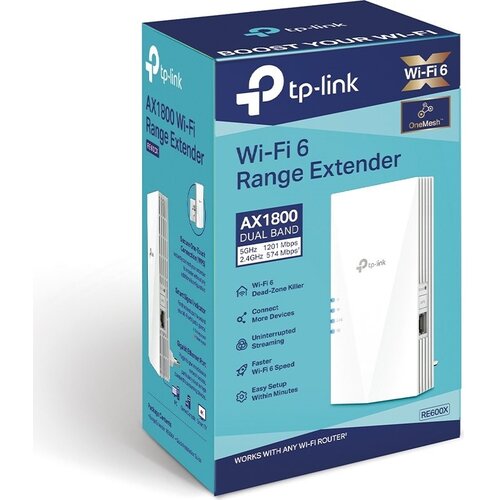 Tp-link Pojačivač signala RE600X, AX1800 Wi-Fi 6 Range Extender Slike