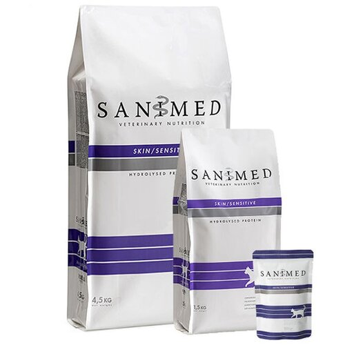 Sanimed cat skin sensitive 1,5 kg Cene