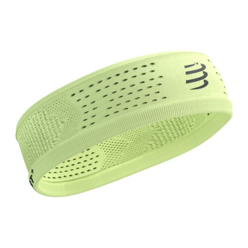 Traka za glavu Compressport Thin Headband Shadow Lime Cijene