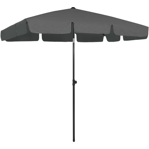 VidaXL Suncobran za plažu antracit 200 x 125 cm Slike