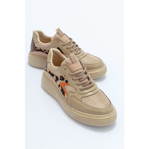 LuviShoes Aere Women's Beige Patterned Sneakers Cijene