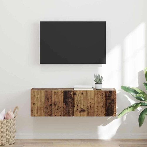 TV zidni ormar Staro drvo 60 x 31 x 29.5 cm Konstruirano drvo Cene