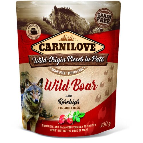Carnilove dog adult - pra&amp;scaron;ič &amp;amp; &amp;scaron;ipek, vrečka 300g 300 g Slike