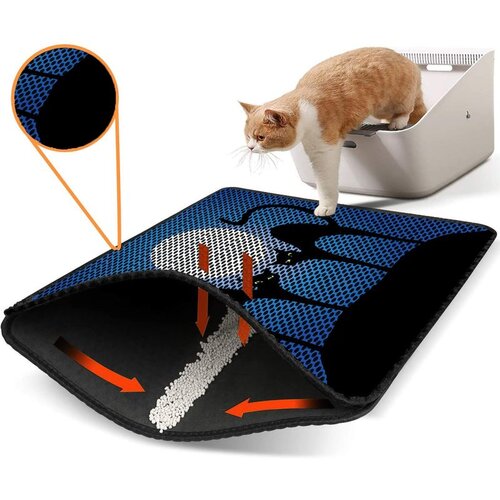 WALLXPERT Nrszn0227 multicolor cat litter mat Cene