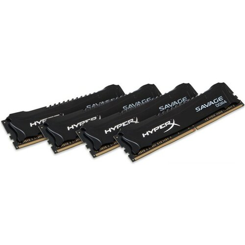 Kingston DDR4 16GB (4x4GB kit) 2400MHz HX424C12SB2K4/16 HyperX XMP Savage ram memorija Slike