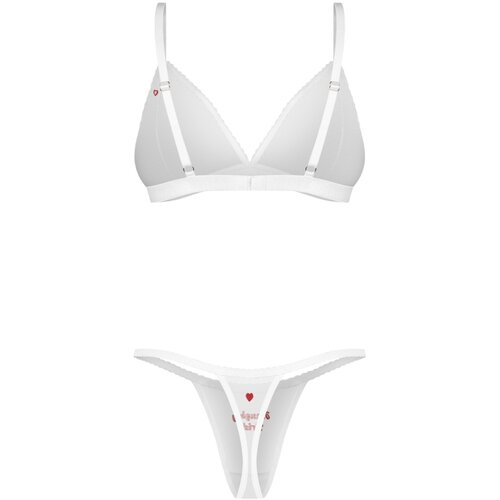 Obsessive Weddya Bride 3-pcs Set White S/M Slike