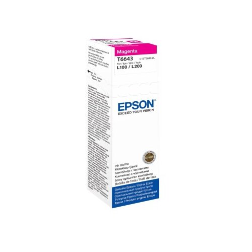 Epson T6643 Magenta steklenička črnila 70 ml Slike