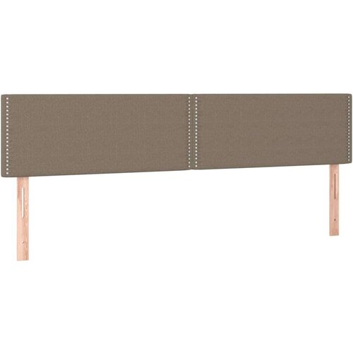  Uzglavlja 2 kom smeđesiva 90x5x78/88 cm od tkanine Slike