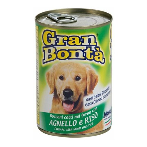 Monge gran bonta hrana za pse u konzervi jagnjetina i pirinač 1.23kg Cene