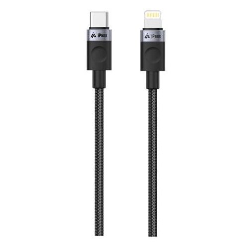 Swissten iPEAX KABEL TEXTILE USB-C/LIGHTNING 1,5M, 30W, USB 2.0 crni Cijene