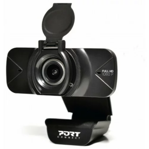 Port Designs Port Full HD web kamera 1080p, crna s poklopcem