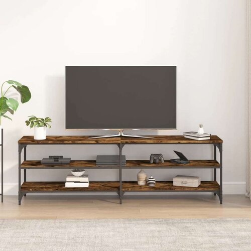 vidaXL TV ormarić boja dimljenog hrasta 160x30x50 cm konstruirano drvo Cene